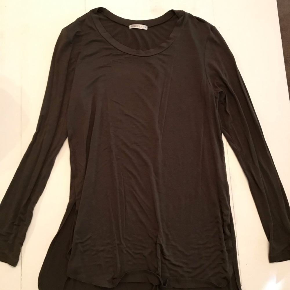 Army Green Large Long Sleeve Shirt